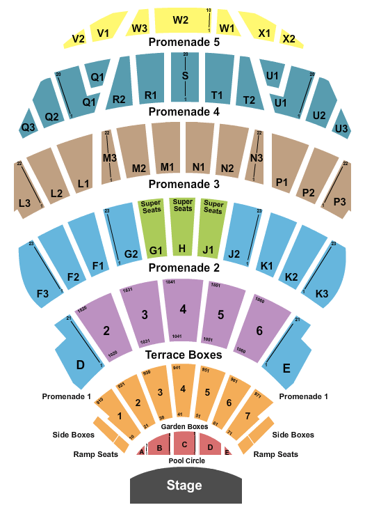 Hollywood Bowl The Black Crowes Seating Chart